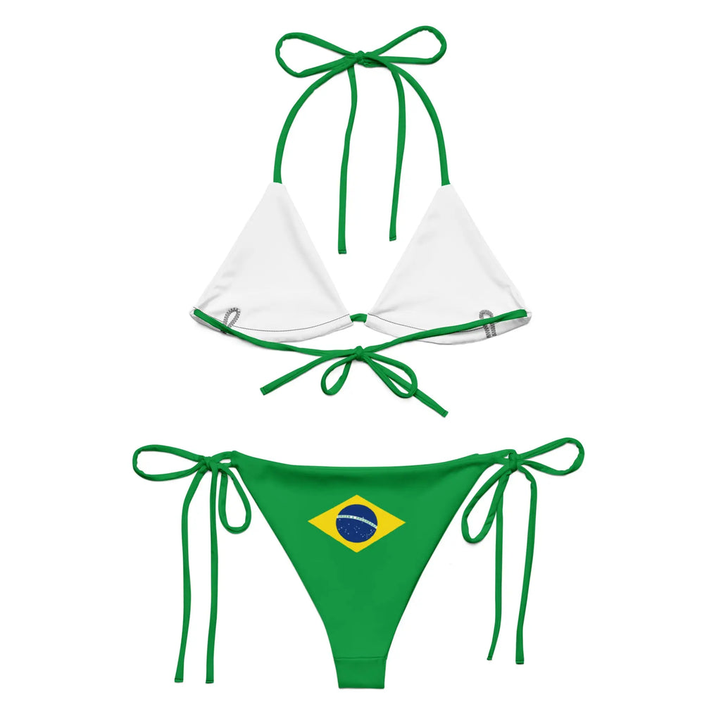 Bikini Femme – Drapeau Du Brésil – Maillot De Bain 2 Pièces
