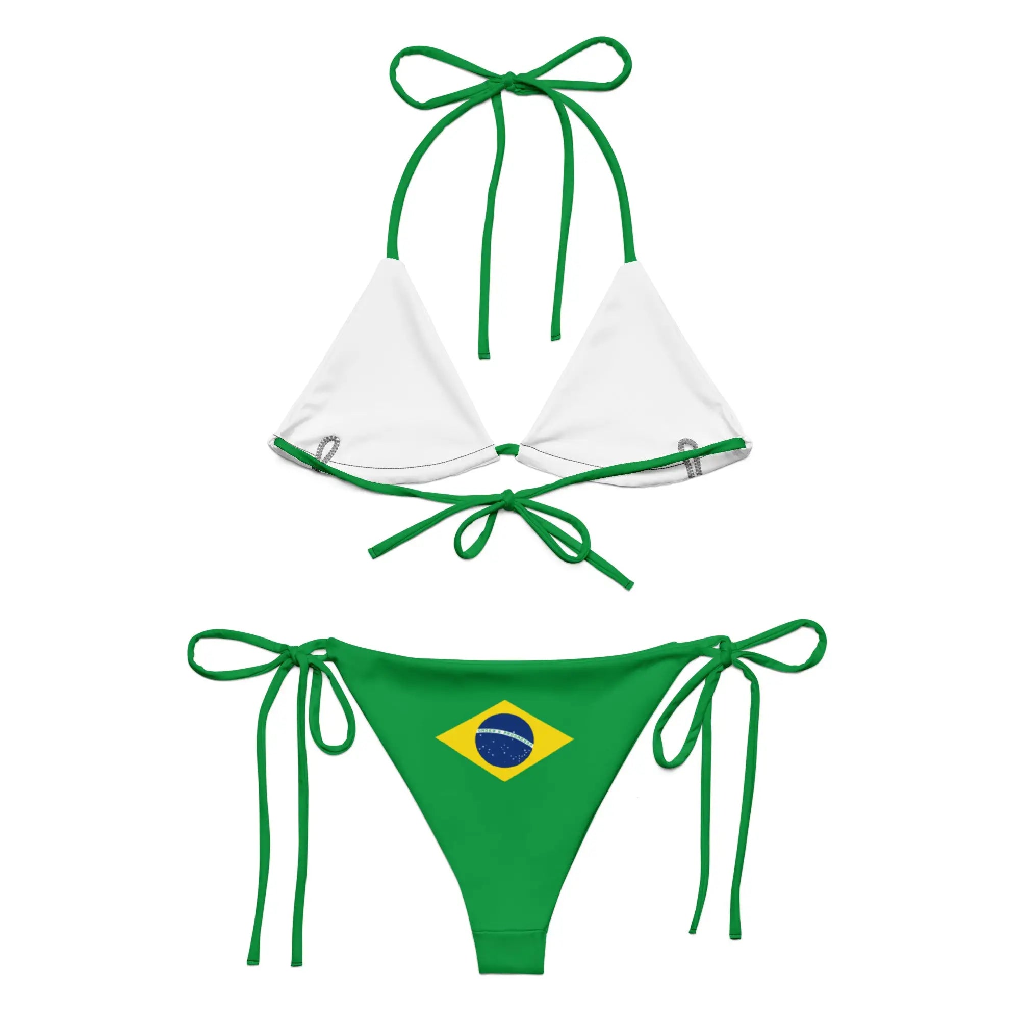 Bikini Femme – Drapeau Du Brésil – Maillot De Bain 2 Pièces
