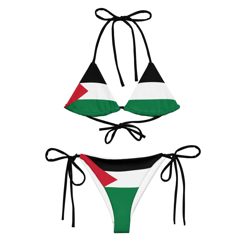 Bikini Femme – Drapeau De La Palestine – Maillot De Bain 2 Pièces
