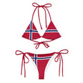 Bikini Femme – Drapeau De La Norvège – Maillot De Bain 2 Pièces