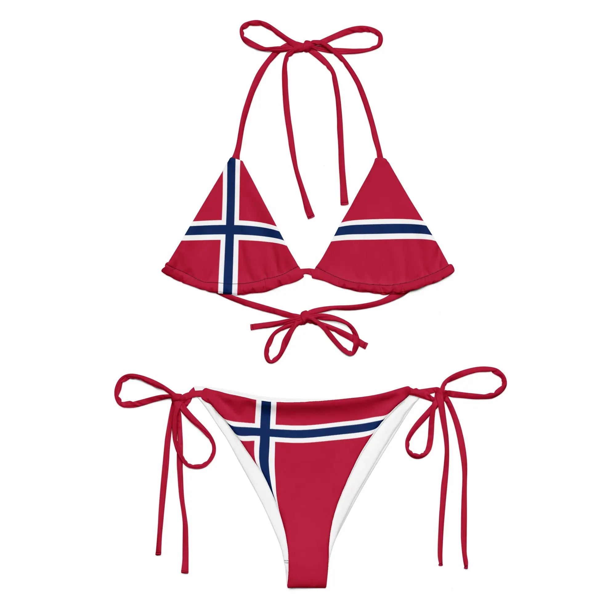Bikini Femme – Drapeau De La Norvège – Maillot De Bain 2 Pièces