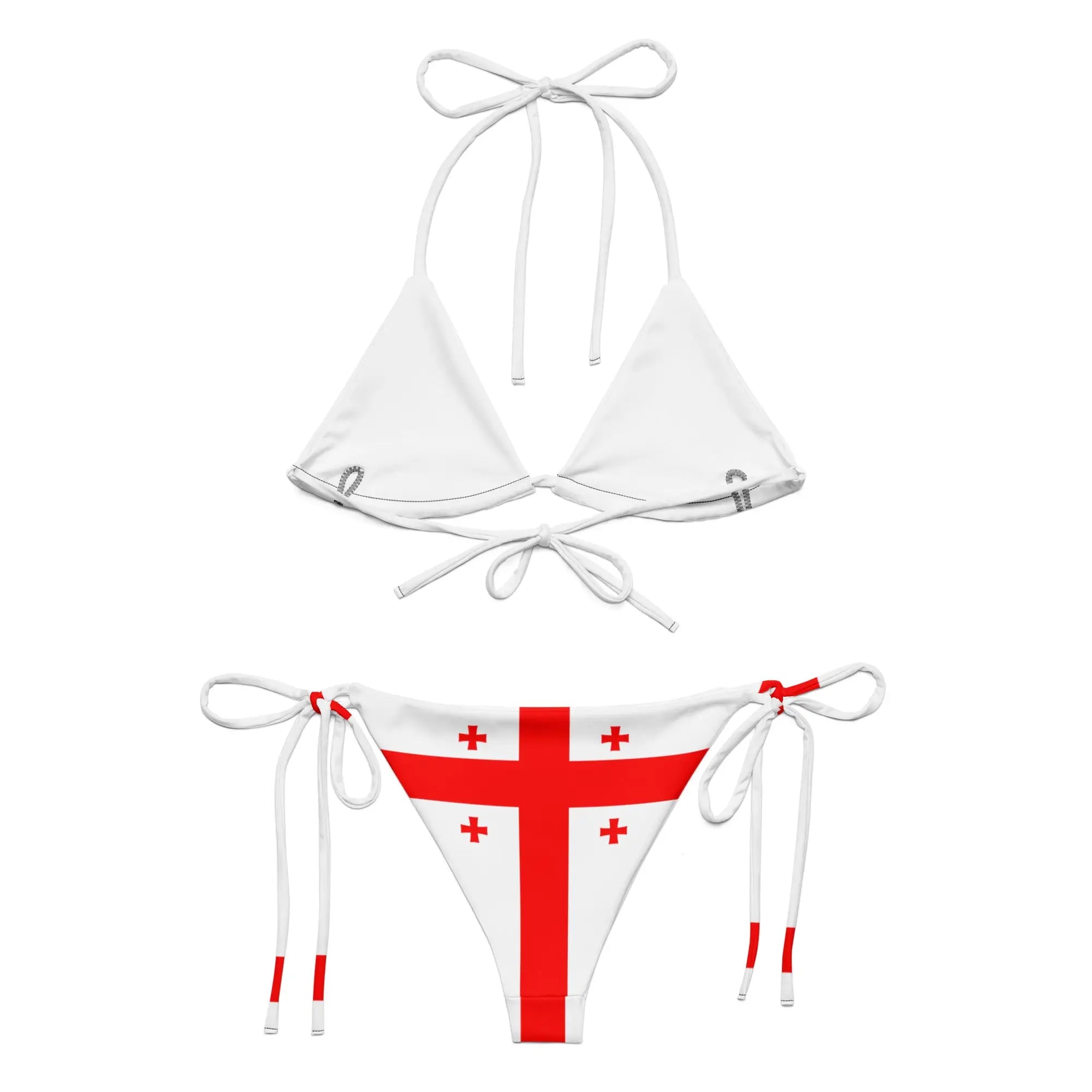 Bikini Femme – Drapeau De La Géorgie – Maillot De Bain 2 Pièces