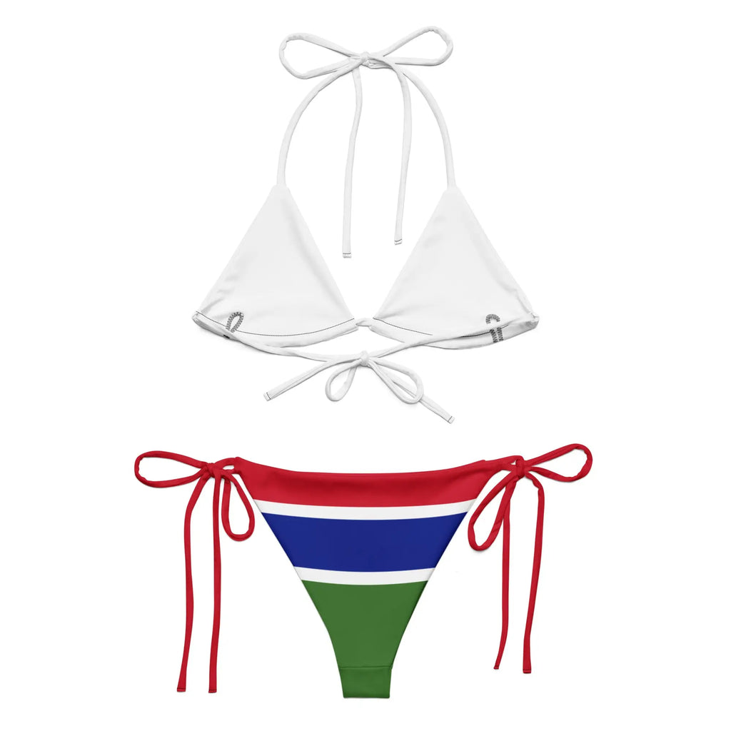 Bikini Femme – Drapeau De La Gambie – Maillot De Bain 2 Pièces