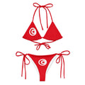 Bikini Femme – Drapeau De La Tunisie – Maillot De Bain 2 Pièces