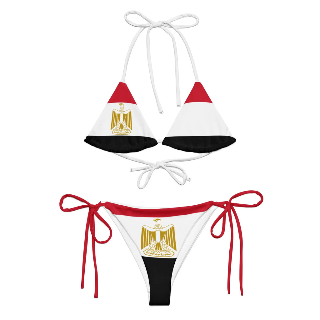 Bikini Femme – Drapeau De L'Égypte – Maillot De Bain 2 Pièces