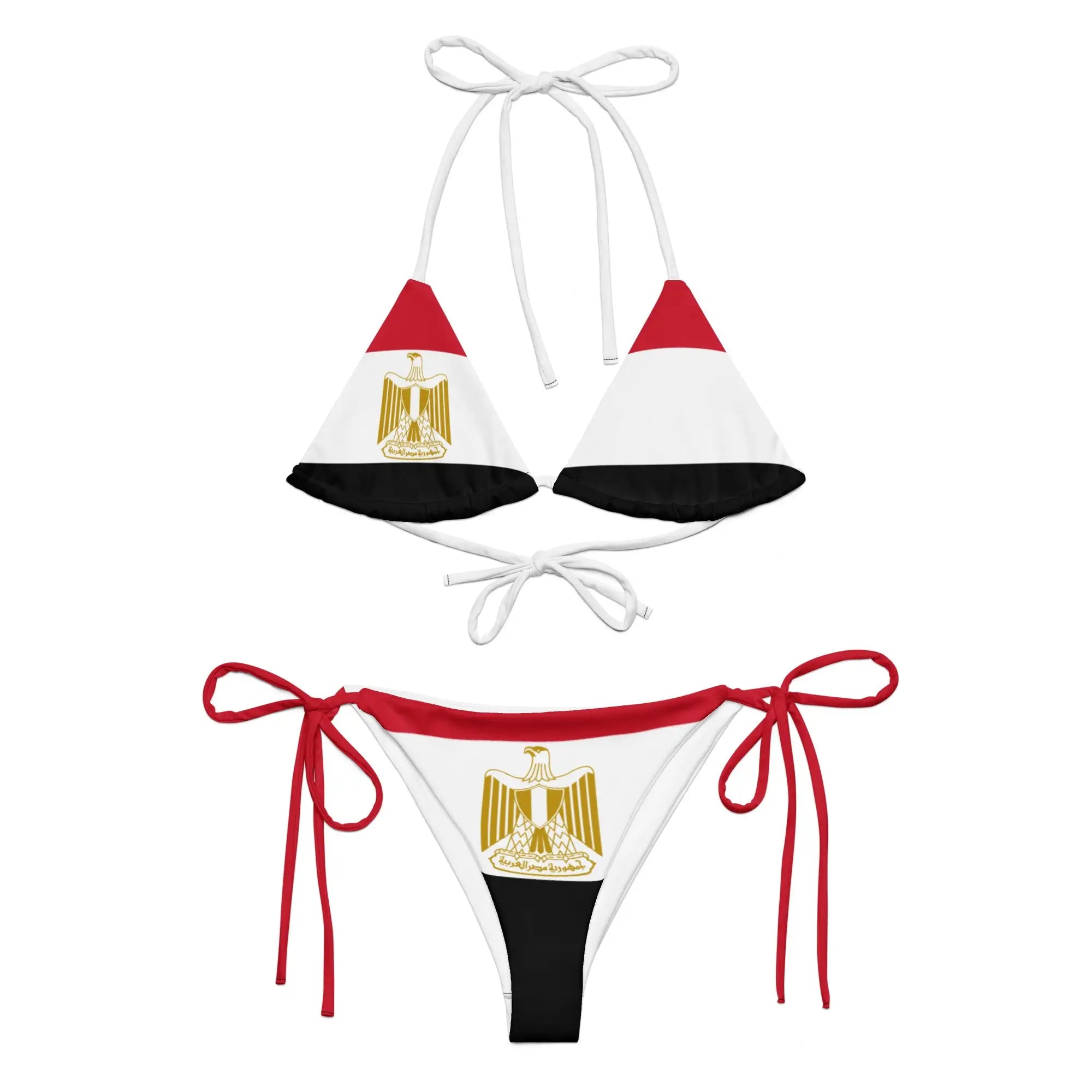 Bikini Femme – Drapeau De L'Égypte – Maillot De Bain 2 Pièces