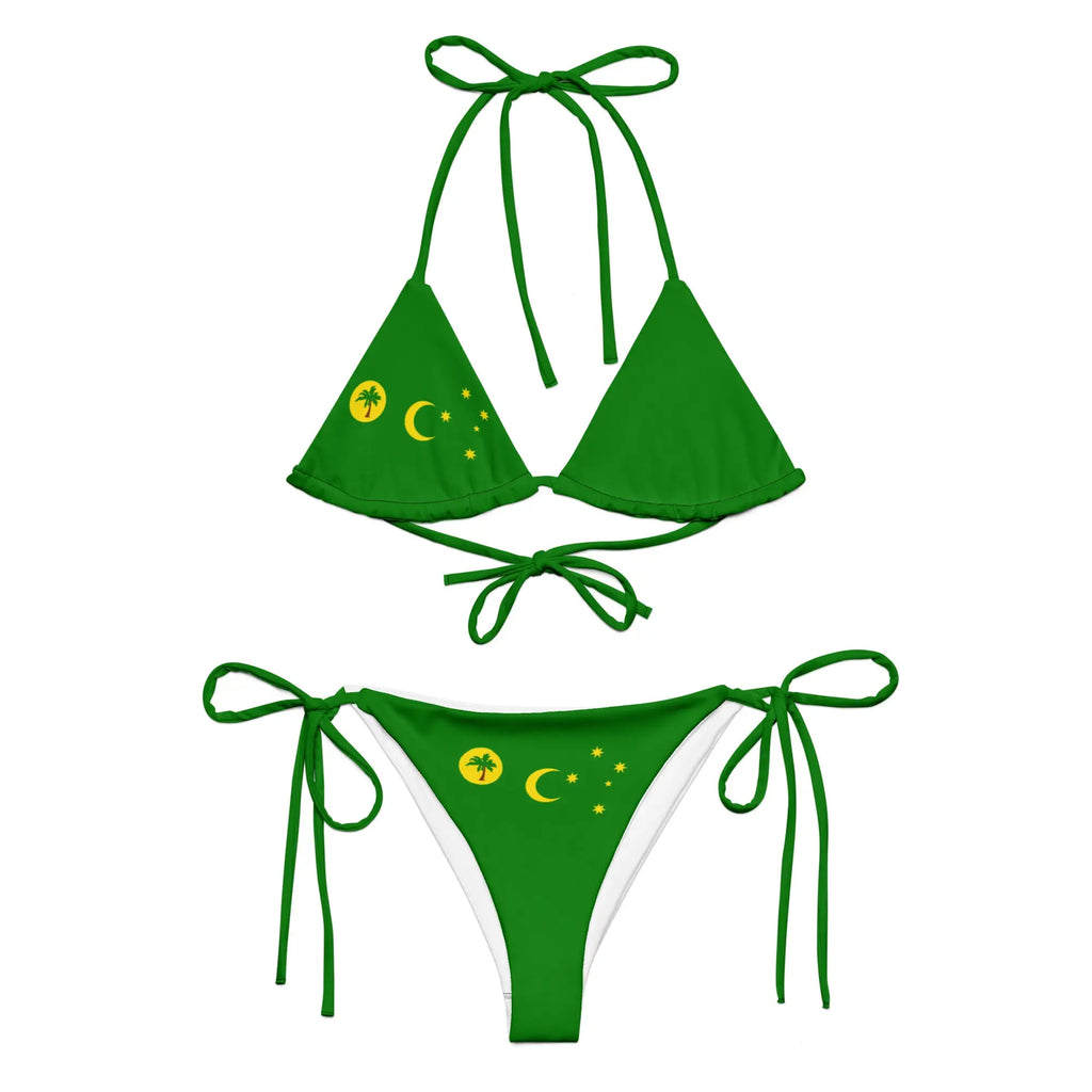 Bikini Femme – Drapeau Îles Cocos – Maillot De Bain 2 Pièces