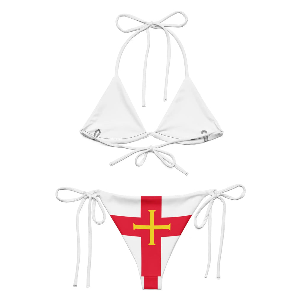 Bikini Femme – Drapeau De Guernesey – Maillot De Bain 2 Pièces