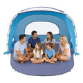 Beach Tent Sun Shelter for 6 Person, UPF 50+ Protection, Portable Sun Shade Canopy with Carrying Bag & Sand Pockets, Lightweight and Easy Setup Beach Umbrella for Family Camping Outdoor Picnic