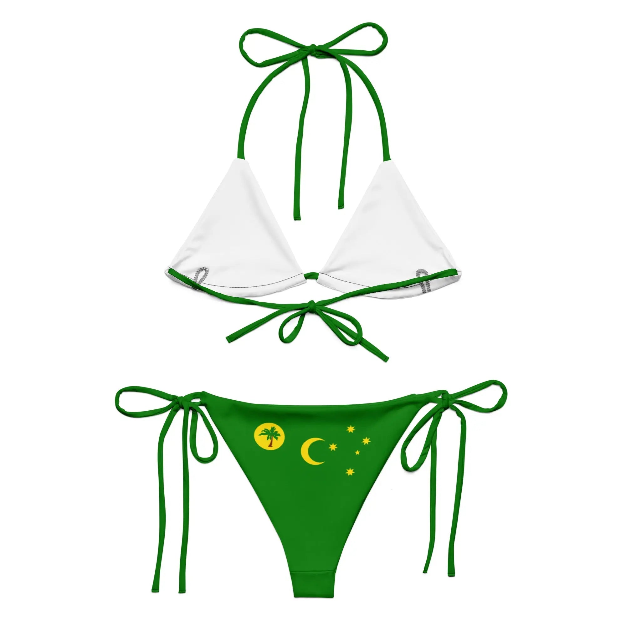 Bikini Femme – Drapeau Îles Cocos – Maillot De Bain 2 Pièces