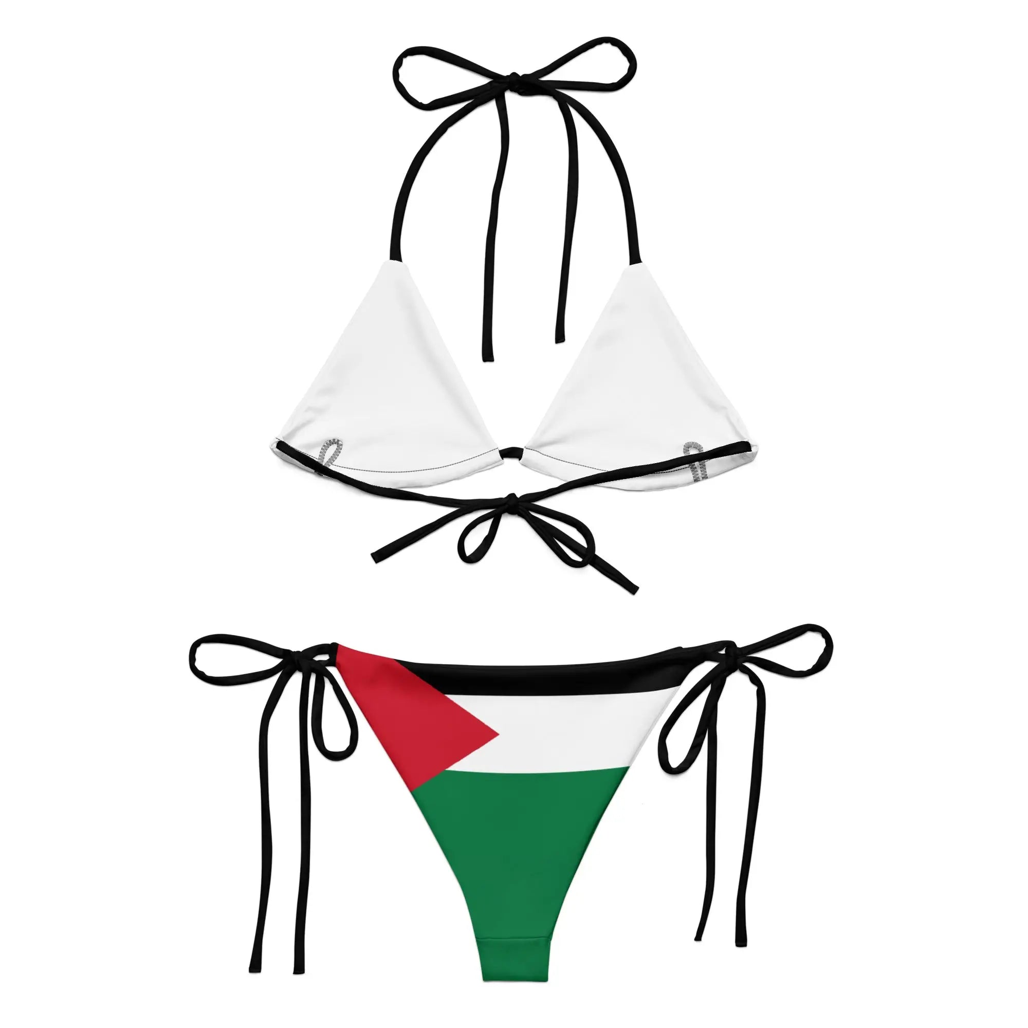 Bikini Femme – Drapeau De La Palestine – Maillot De Bain 2 Pièces