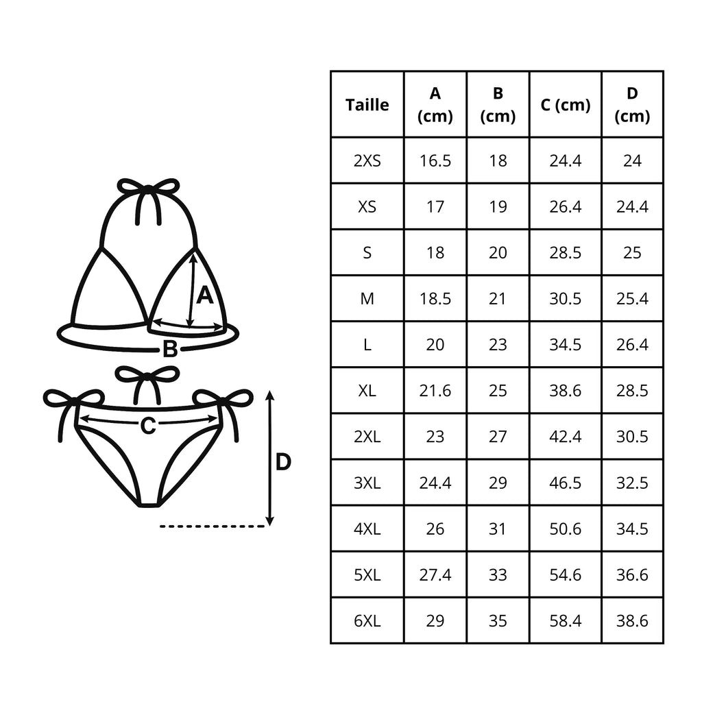 Bikini Femme – Drapeau De Jersey – Maillot De Bain 2 Pièces
