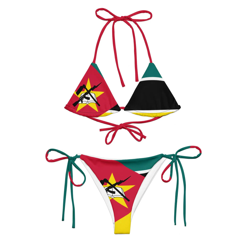 Bikini Femme – Drapeau Du Mozambique – Maillot De Bain 2 Pièces