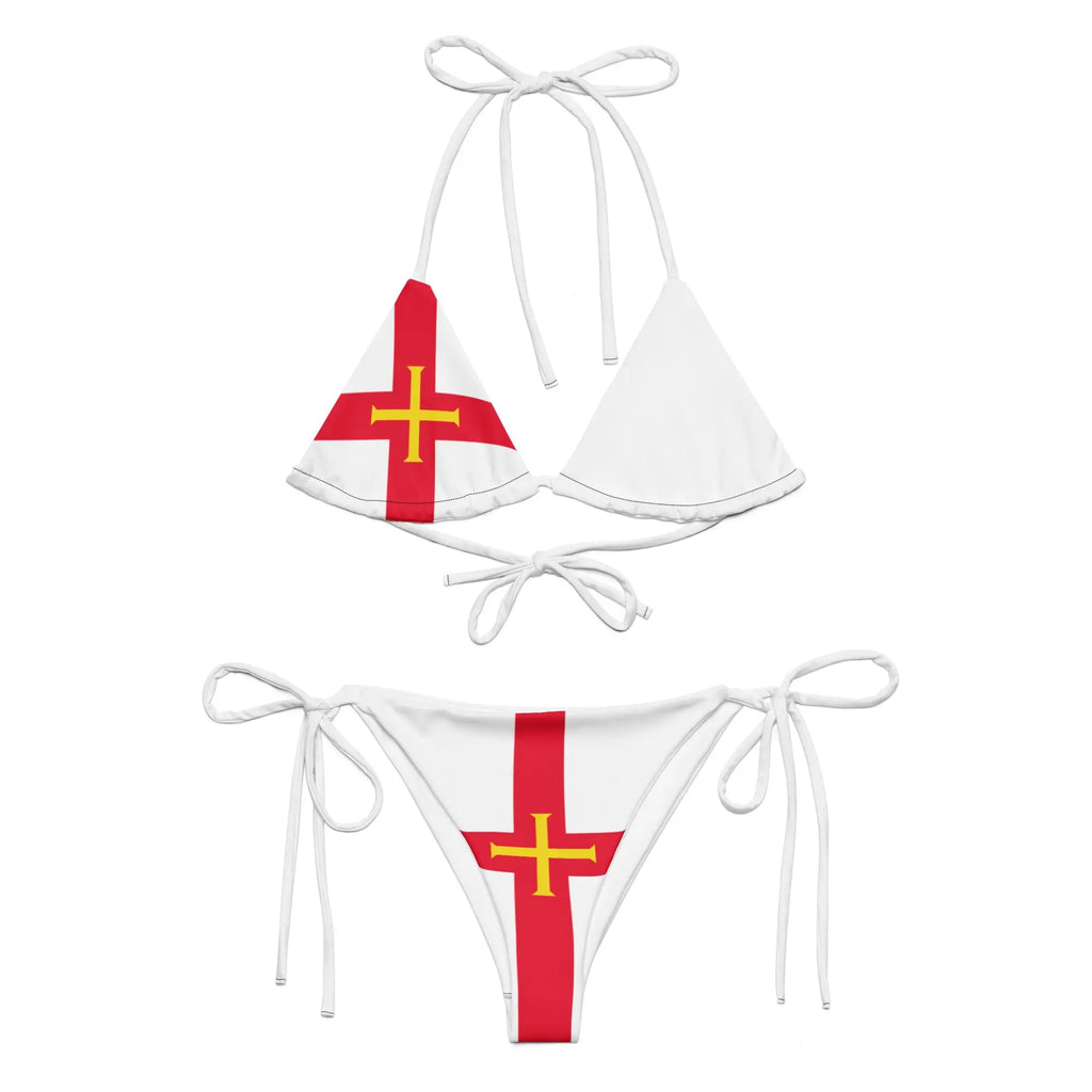 Bikini Femme – Drapeau De Guernesey – Maillot De Bain 2 Pièces