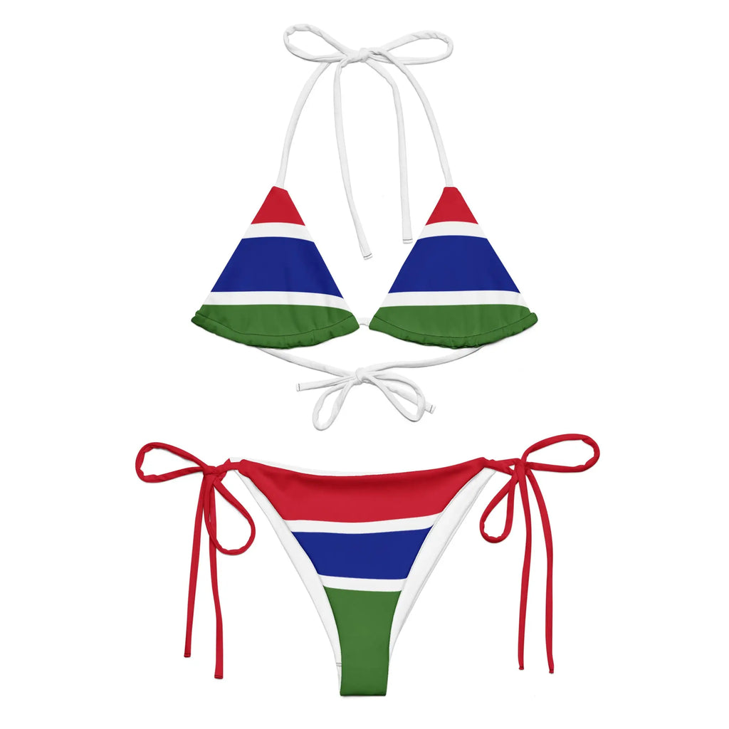 Bikini Femme – Drapeau De La Gambie – Maillot De Bain 2 Pièces