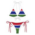 Bikini Femme – Drapeau De La Gambie – Maillot De Bain 2 Pièces