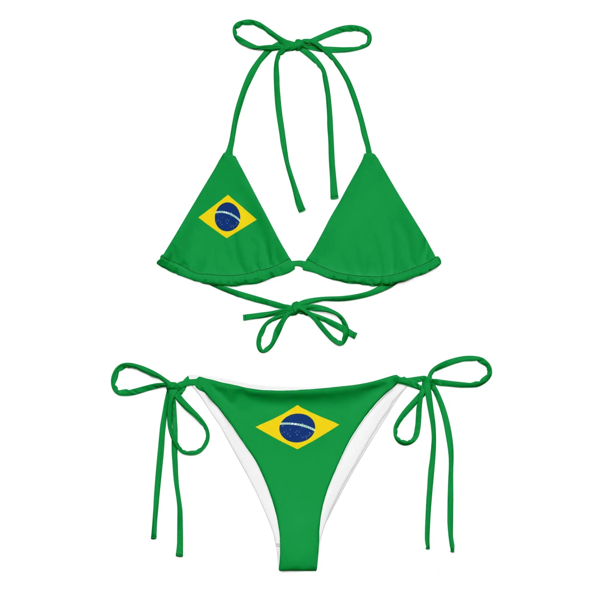 Bikini Femme – Drapeau Du Brésil – Maillot De Bain 2 Pièces