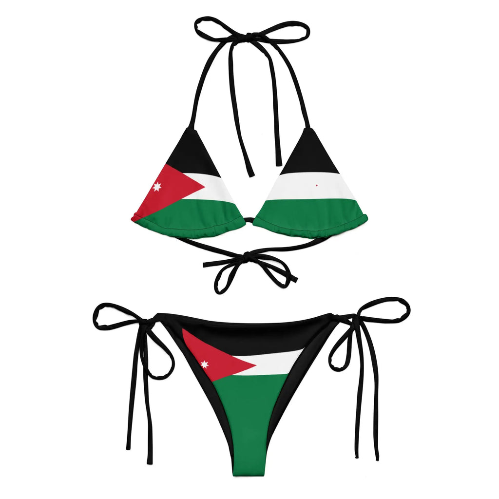 Bikini Femme – Drapeau De La Jordanie – Maillot De Bain 2 Pièces
