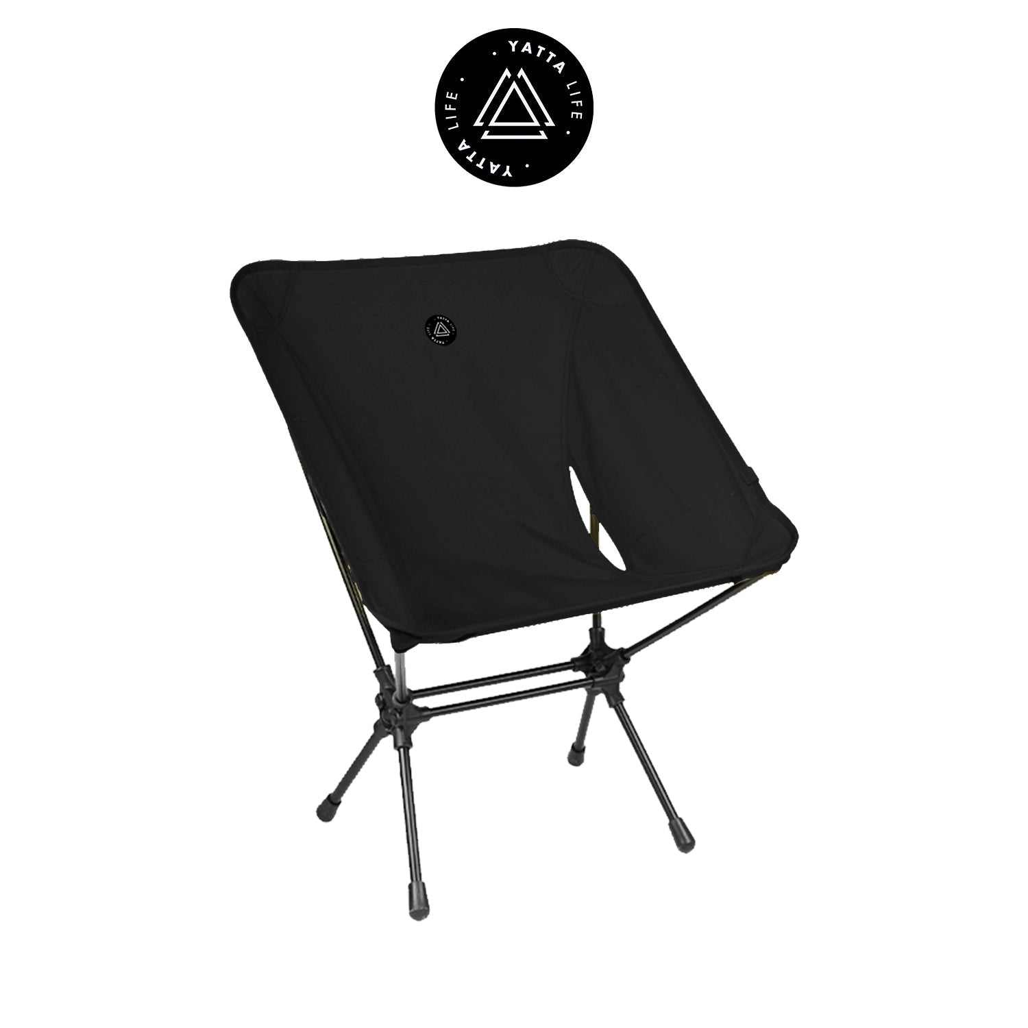 Low Back Ultralight Folding Camping Chairs with Storage Pouch - Khaki