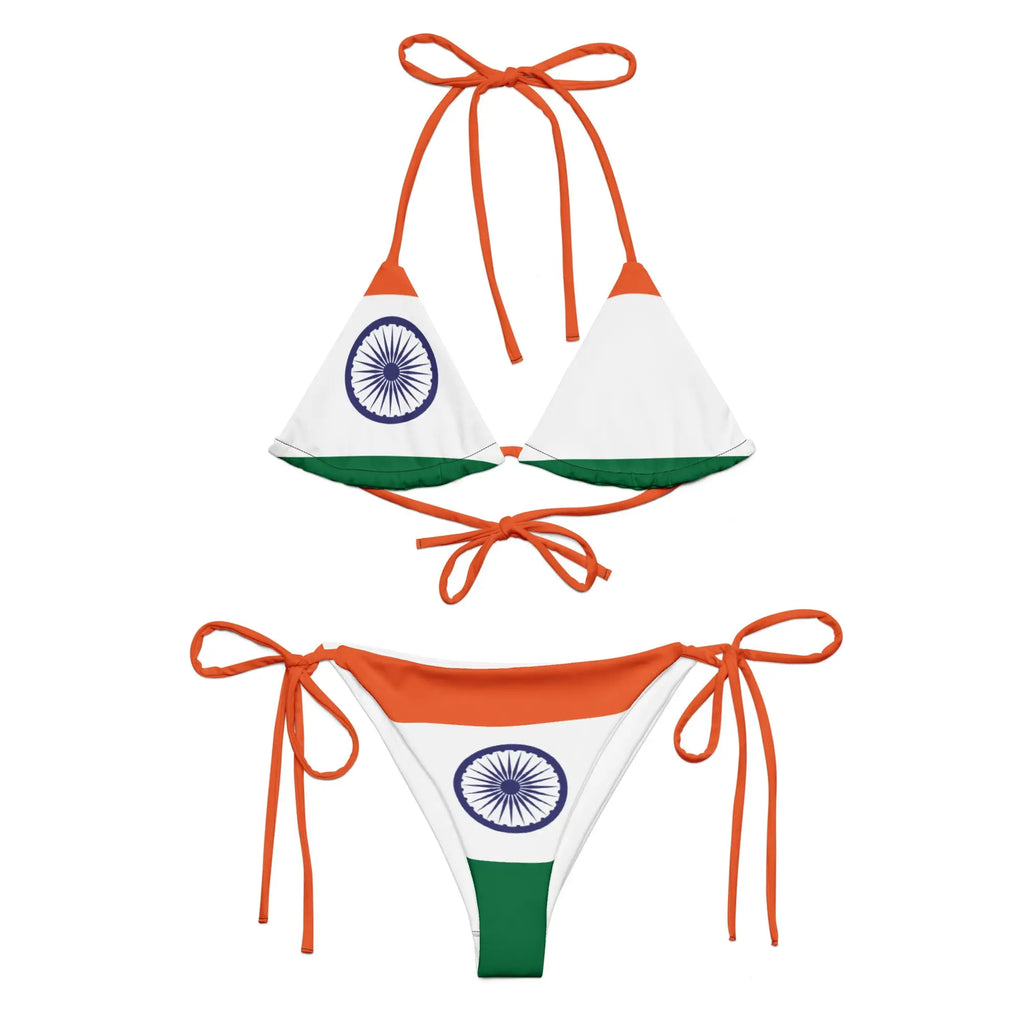 Bikini Femme – Drapeau De L'Inde – Maillot De Bain 2 Pièces