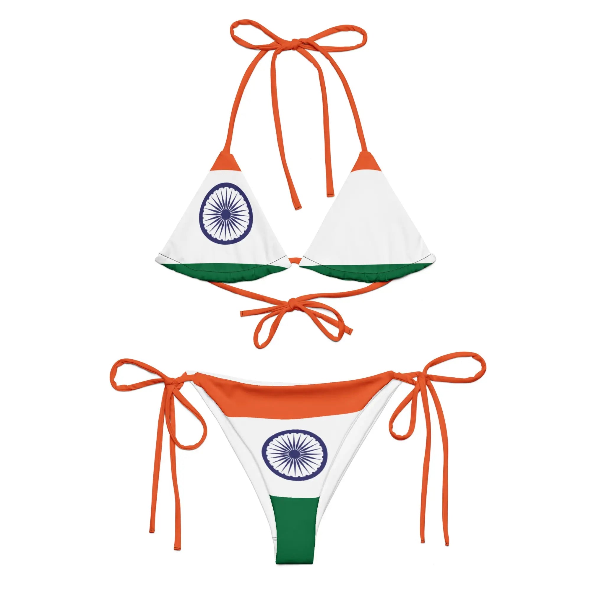 Bikini Femme – Drapeau De L'Inde – Maillot De Bain 2 Pièces