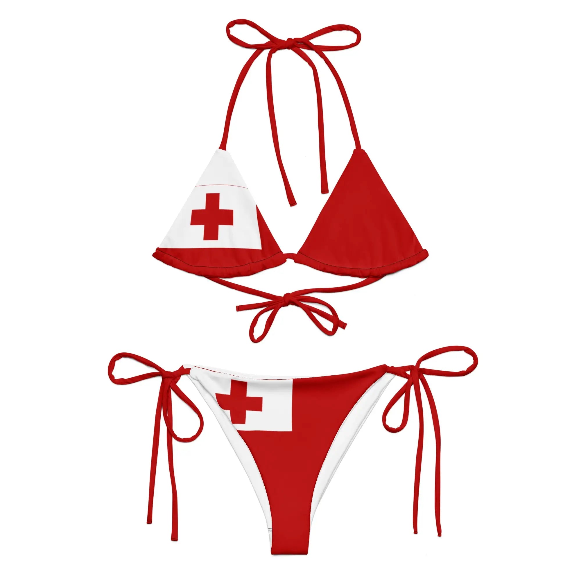 Bikini Femme – Drapeau Des Tonga – Maillot De Bain 2 Pièces