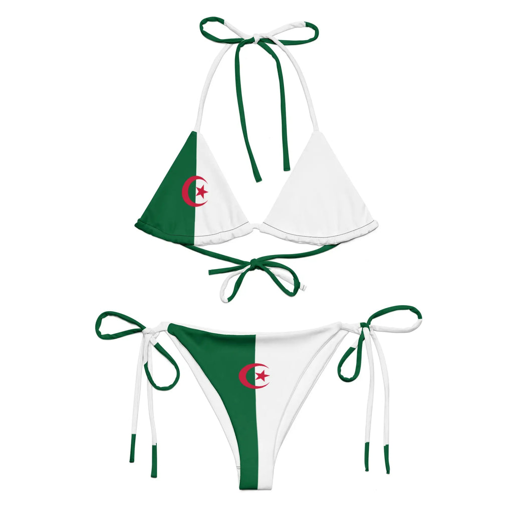 Bikini Femme – Drapeau De L'Algérie – Maillot De Bain 2 Pièces