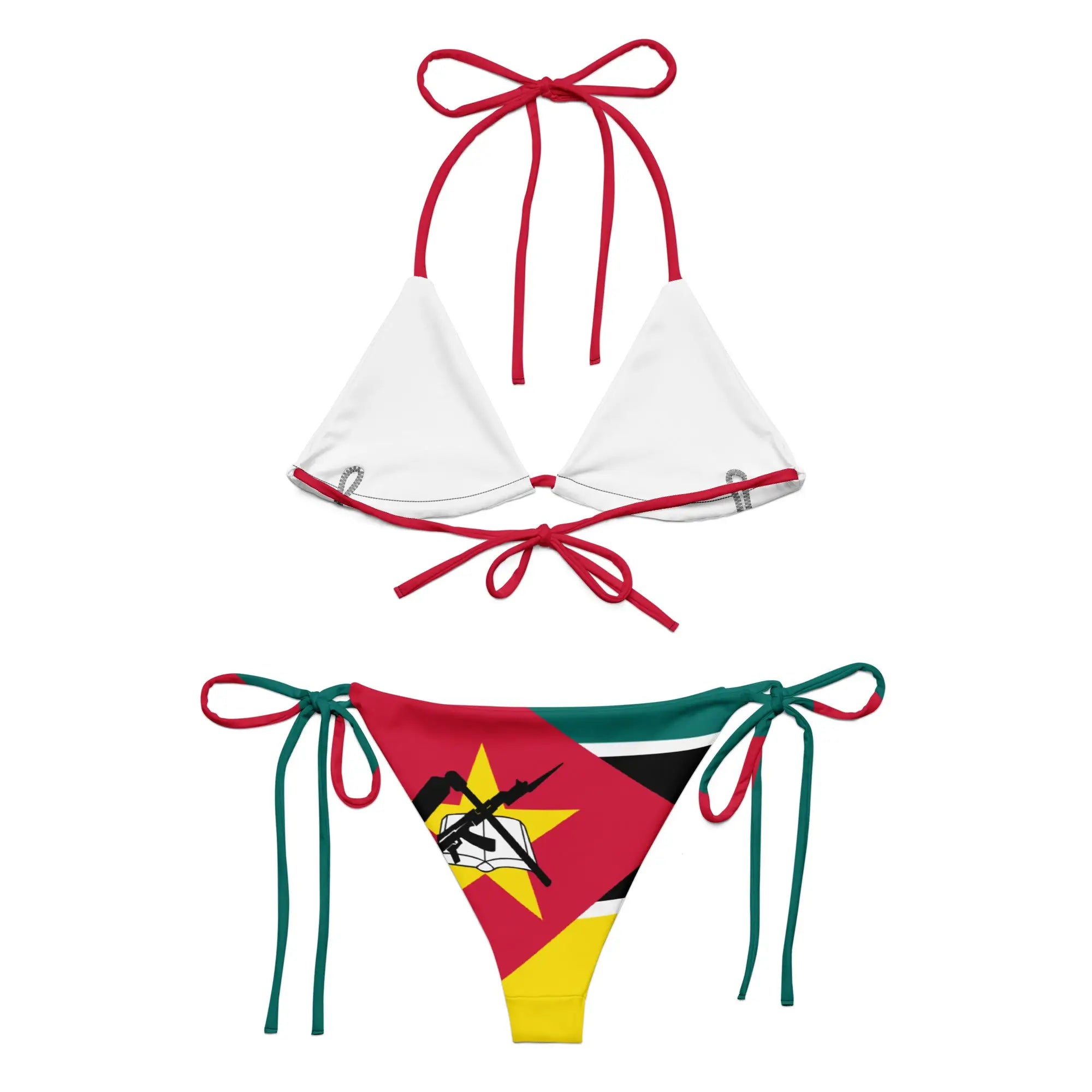 Bikini Femme – Drapeau Du Mozambique – Maillot De Bain 2 Pièces