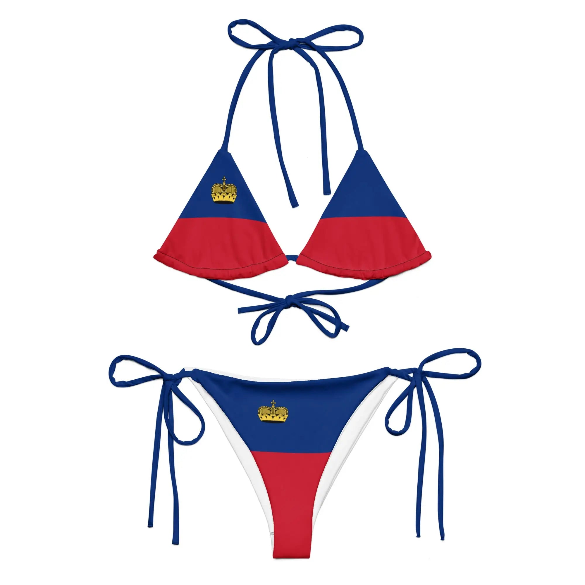 Bikini Femme – Drapeau Du Liechtenstein – Maillot De Bain 2 Pièces