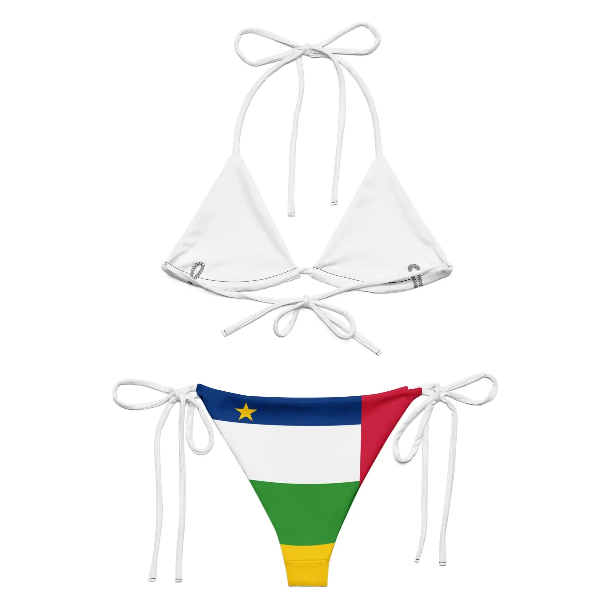 Bikini Femme – Drapeau De La République Centrafricaine – Maillot De Bain 2 Pièces