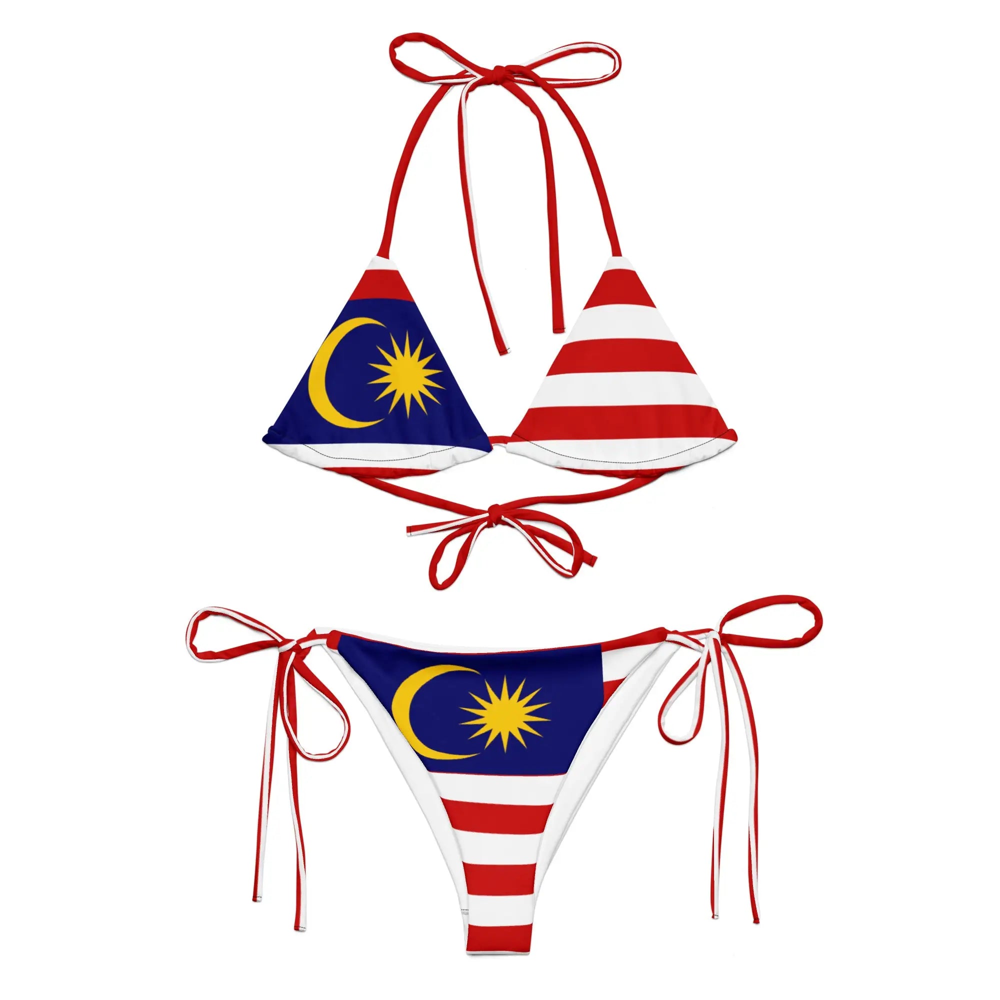 Bikini Femme – Drapeau De La Malaisie – Maillot De Bain 2 Pièces