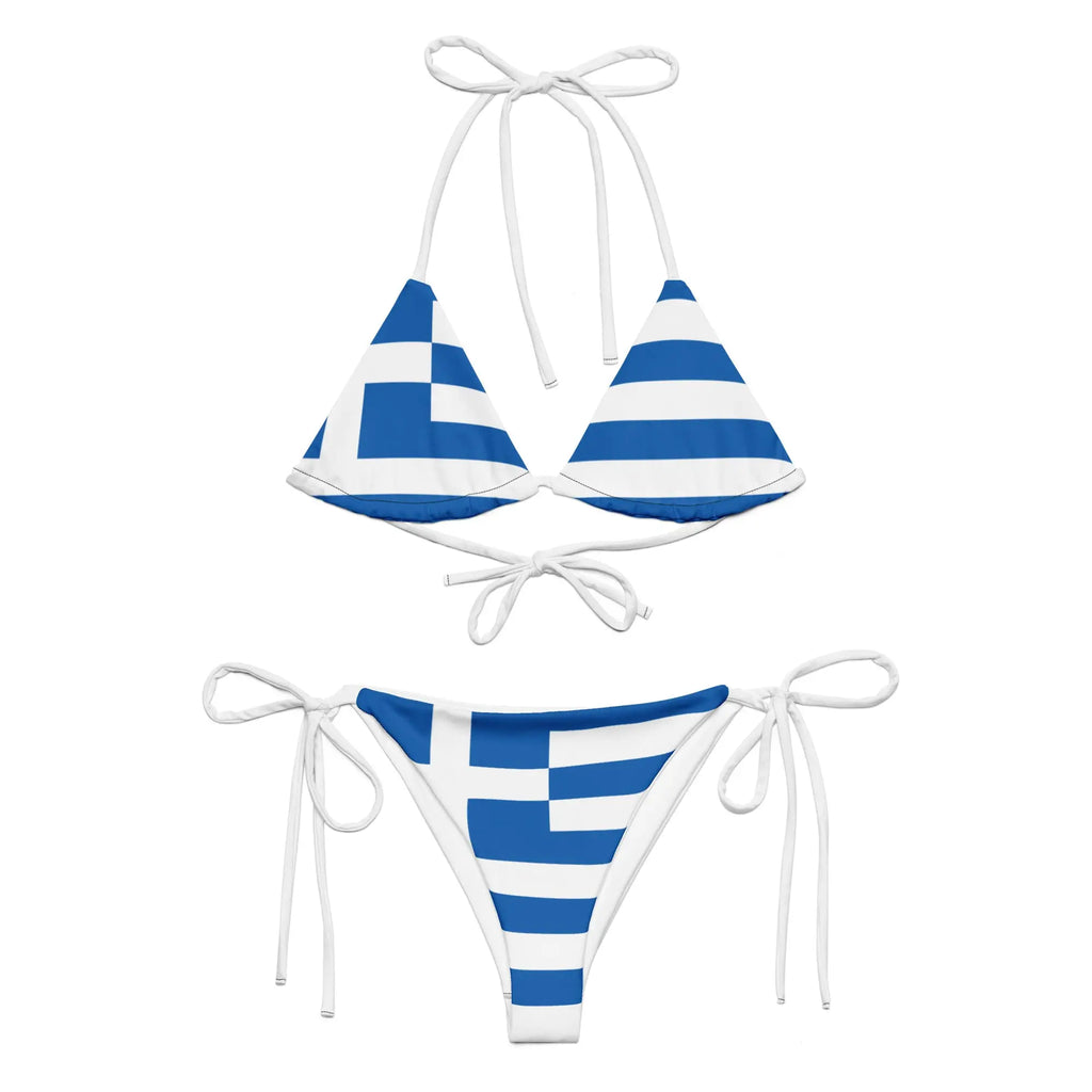 Bikini Femme – Drapeau De La Grèce – Maillot De Bain 2 Pièces
