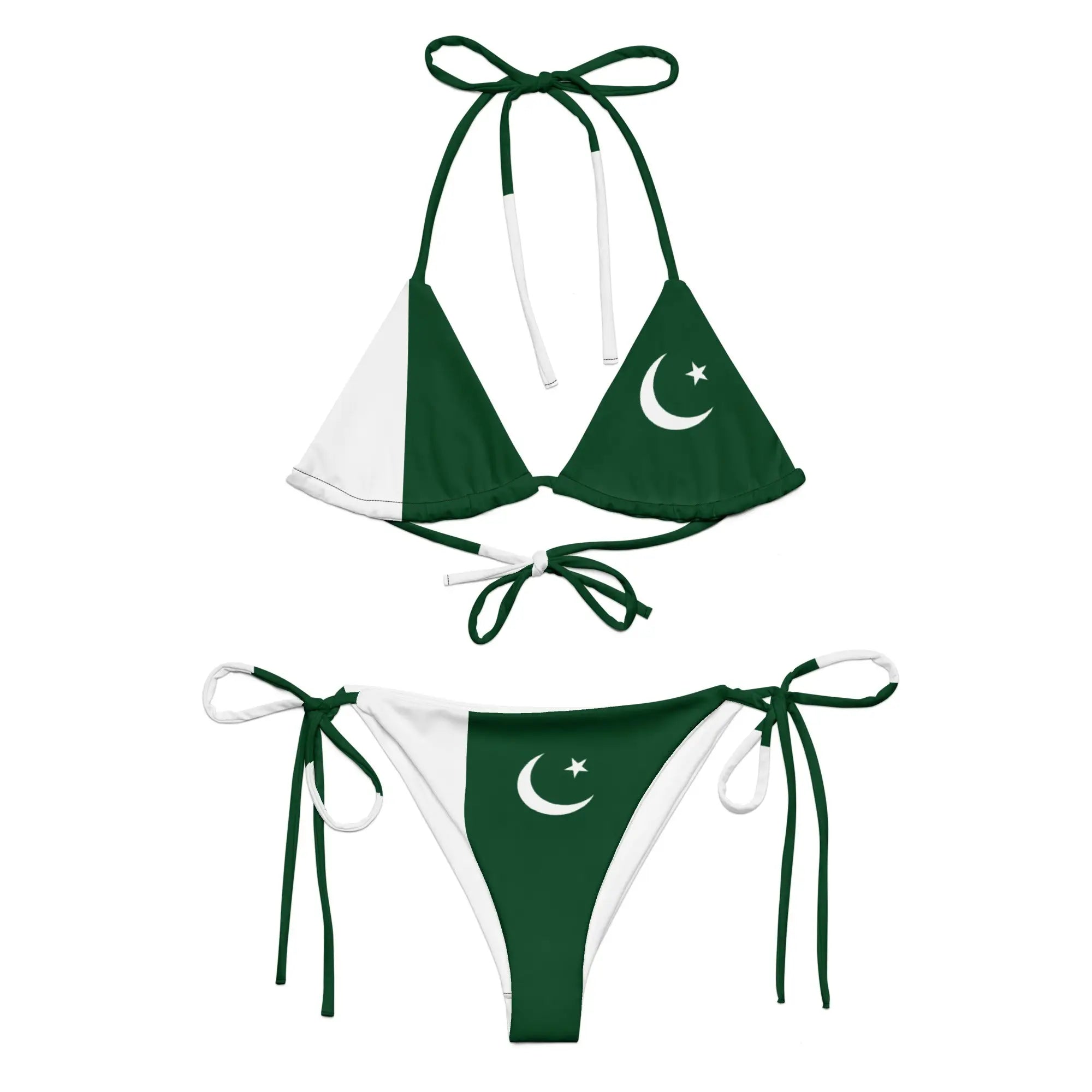 Bikini Femme – Drapeau Du Pakistan – Maillot De Bain 2 Pièces