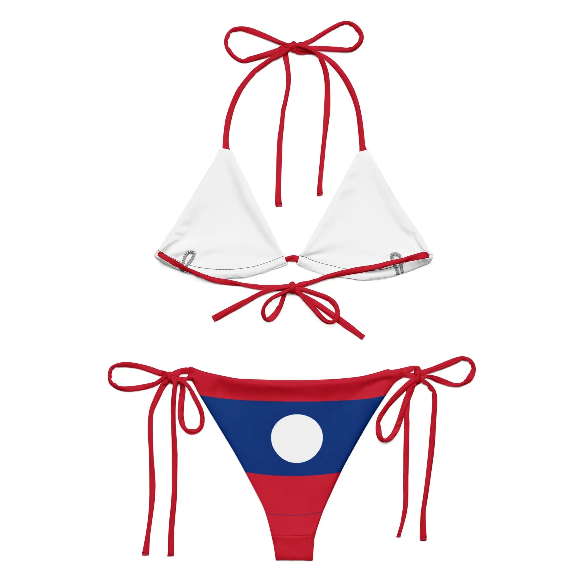 Bikini Femme – Drapeau Du Laos – Maillot De Bain 2 Pièces