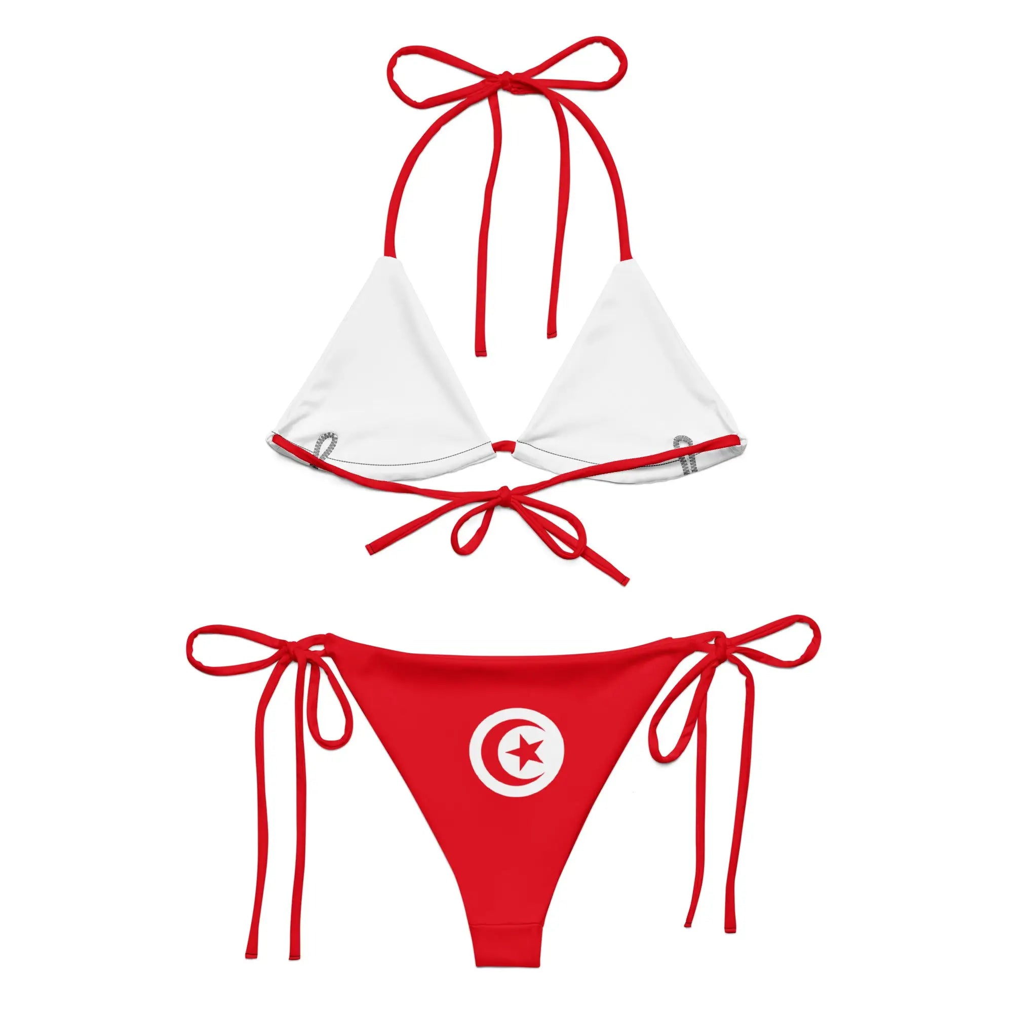 Bikini Femme – Drapeau De La Tunisie – Maillot De Bain 2 Pièces